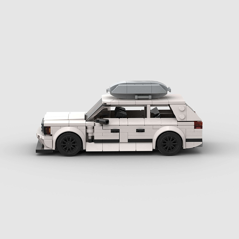 Image of Mercedes-Benz S124 300 TE AMG - Lego Building Blocks by Targa Toys