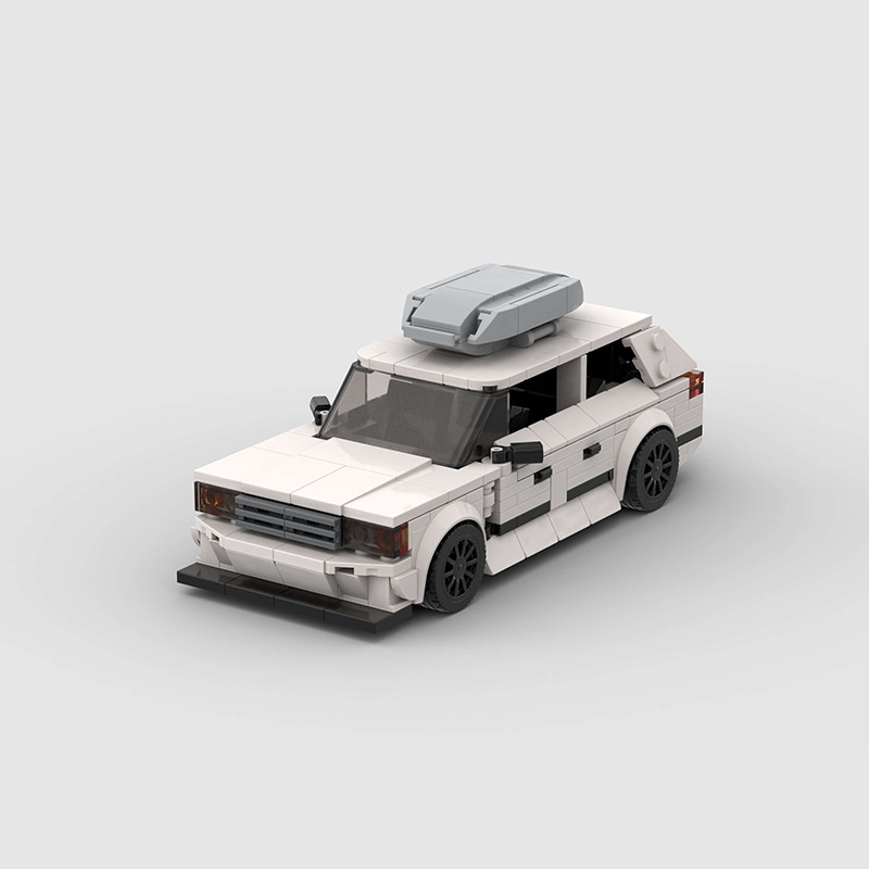 Image of Mercedes-Benz S124 300 TE AMG - Lego Building Blocks by Targa Toys