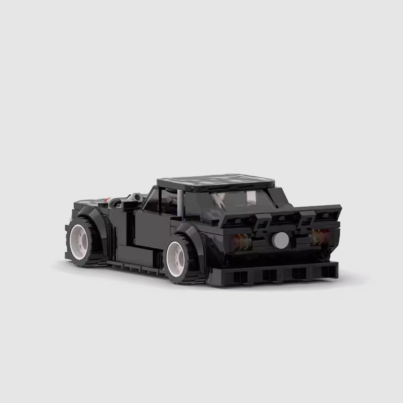 Mustang Ken Block Hoonicorn made from lego building blocks