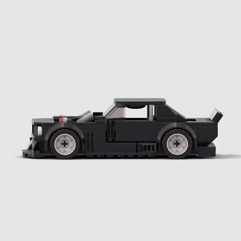 Mustang Ken Block Hoonicorn made from lego building blocks