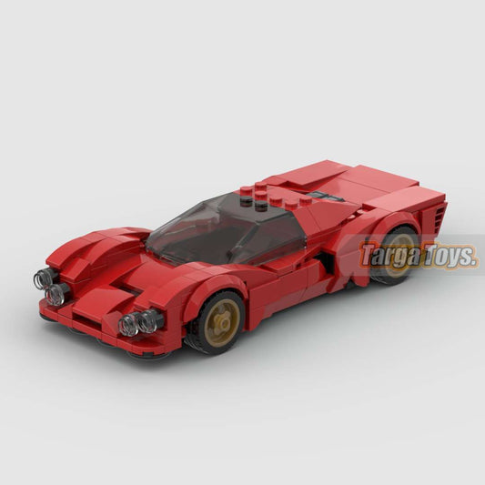 Ferrari 330 P3 made from lego building blocks