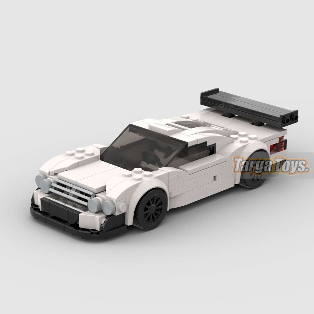 Mercedes CLK GTR made from lego building blocks