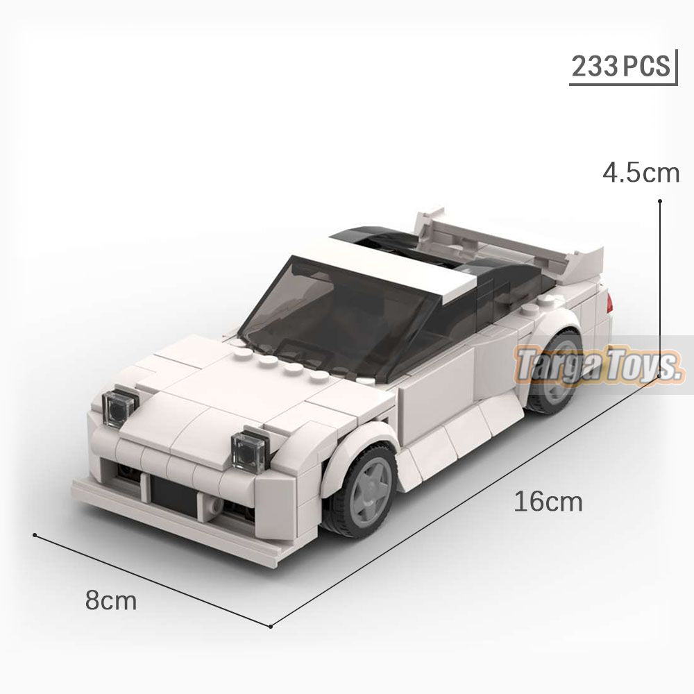 Nissan 240SX S13 made from lego building blocks