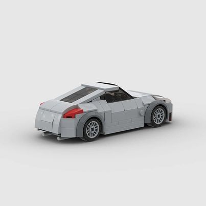 Nissan 350Z made from lego building blocks