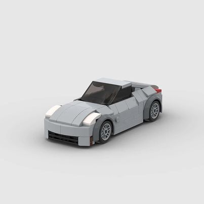 Nissan 350Z made from lego building blocks