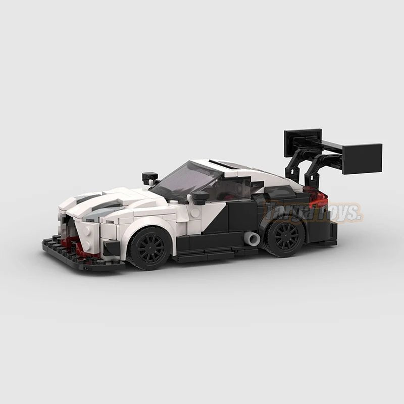 Nissan 370z Time Attack made from lego building blocks