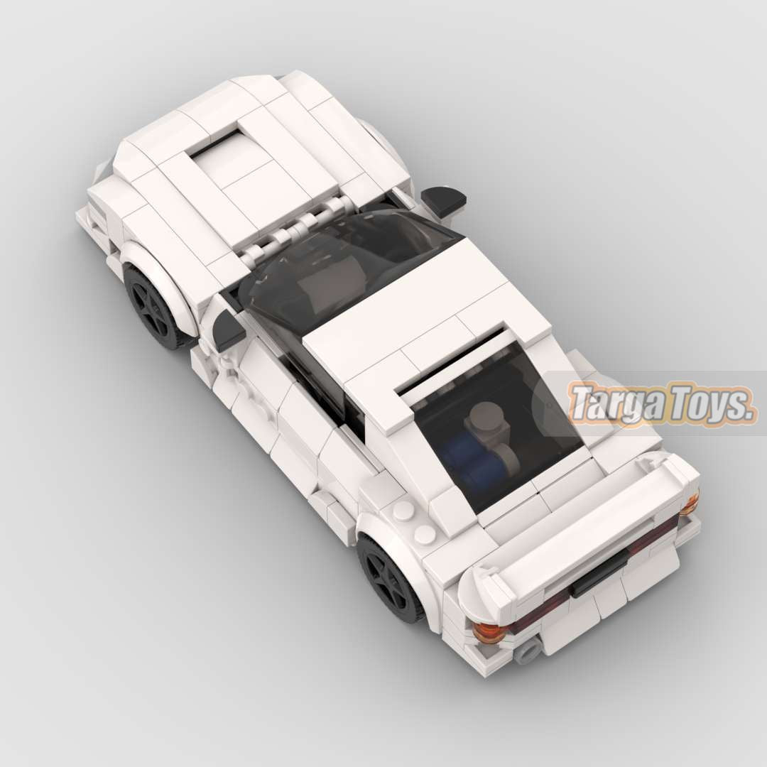 Nissan Silvia S14 made from lego building blocks