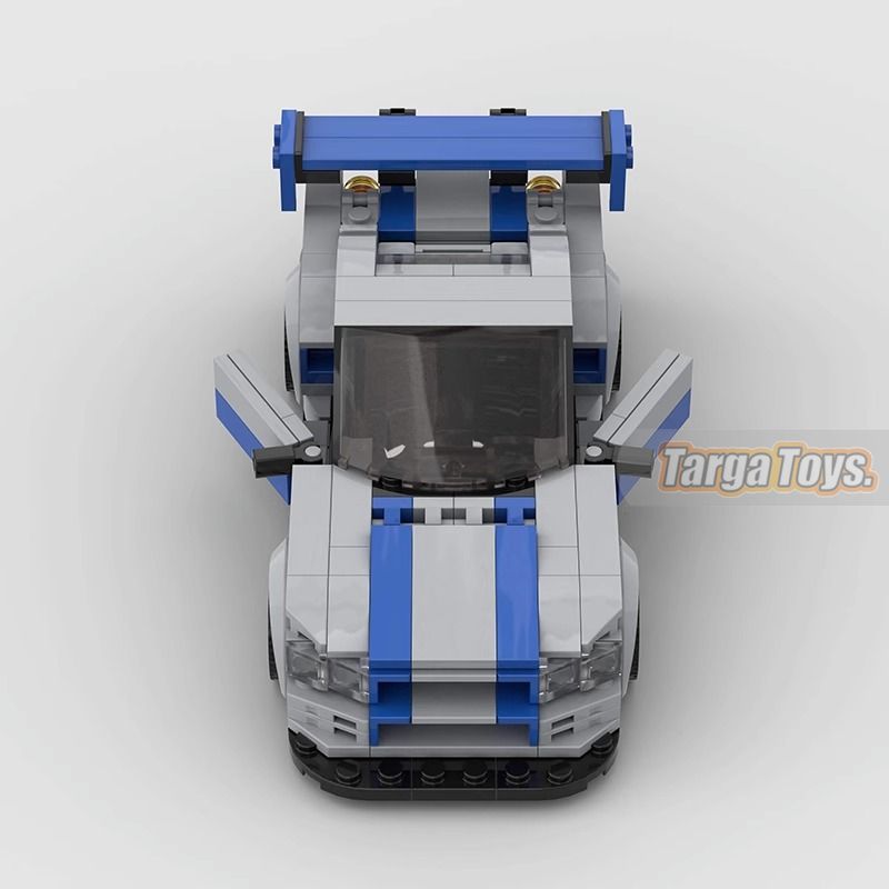 Nissan Skyline R34 | Fast & Furious made from lego building blocks