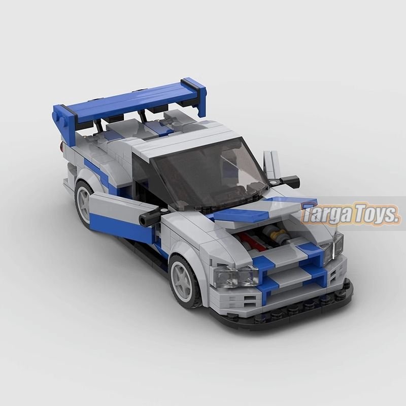 Lego Nissan Skyline R34 | Fast & Furious - Building Blocks