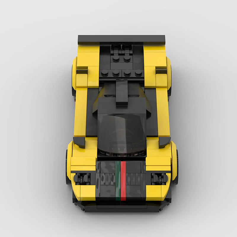 Pagani Zonda Cinque Roadster made from lego building blocks