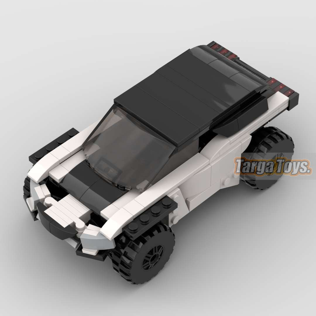 Peugeot 3008 DKR made from lego building blocks