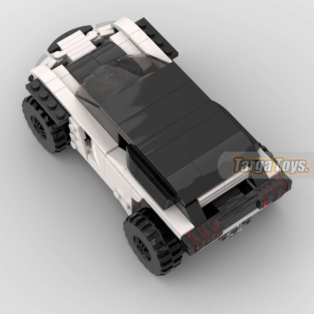 Peugeot 3008 DKR made from lego building blocks