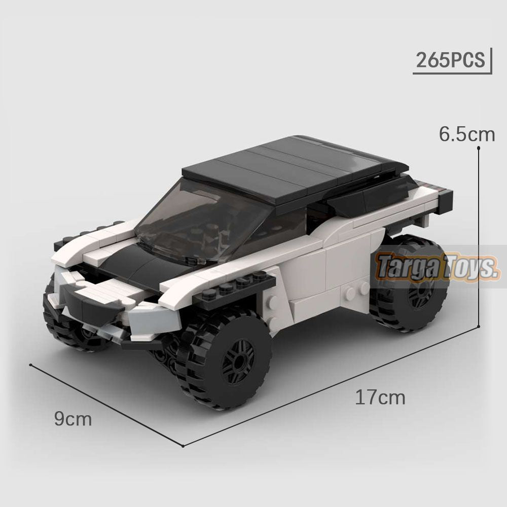 Peugeot 3008 DKR made from lego building blocks