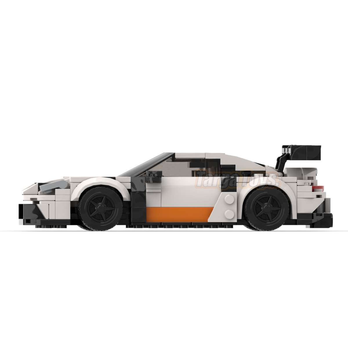 Porsche 911 992 GT3RS made from lego building blocks