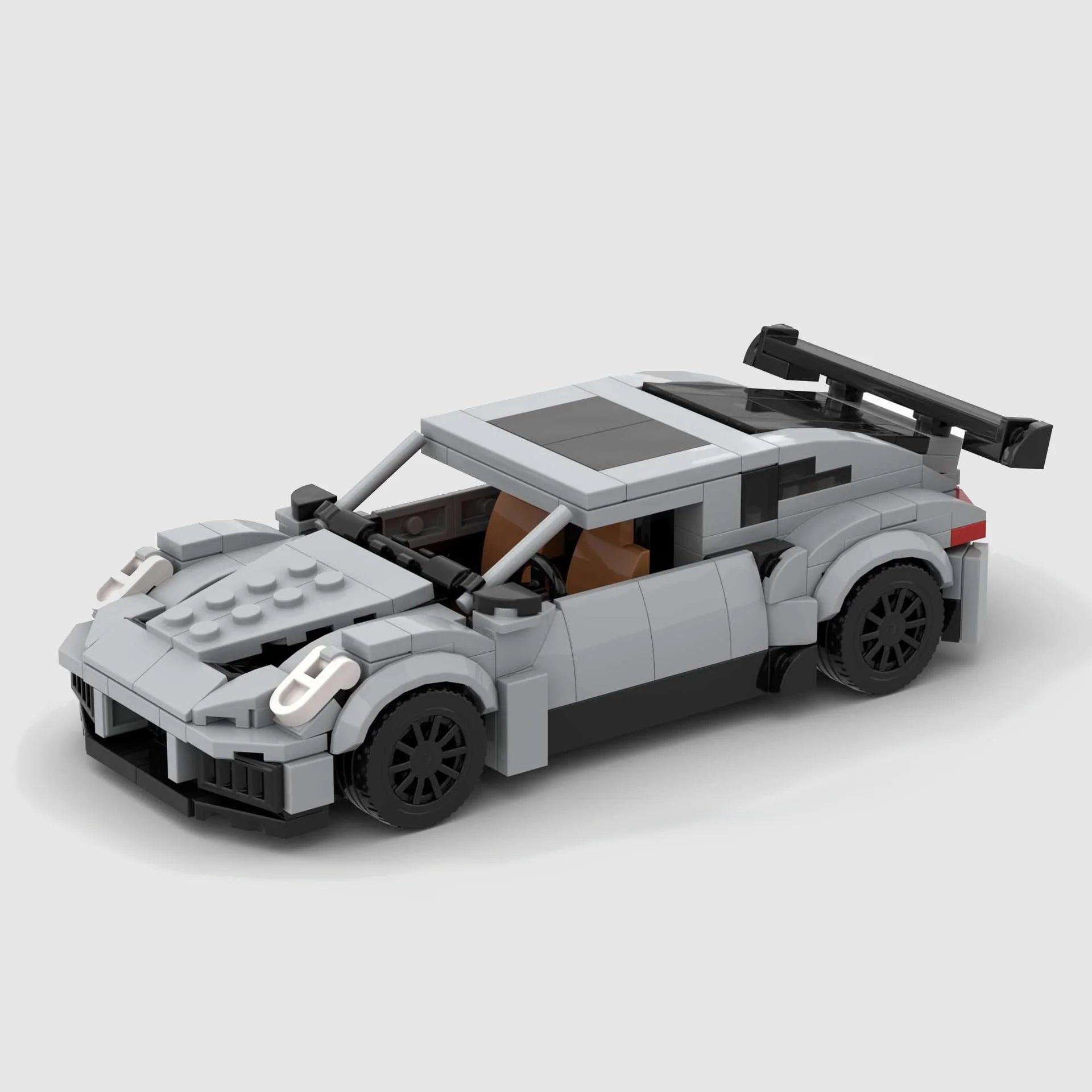 Porsche 911 992 Techart GT made from lego building blocks