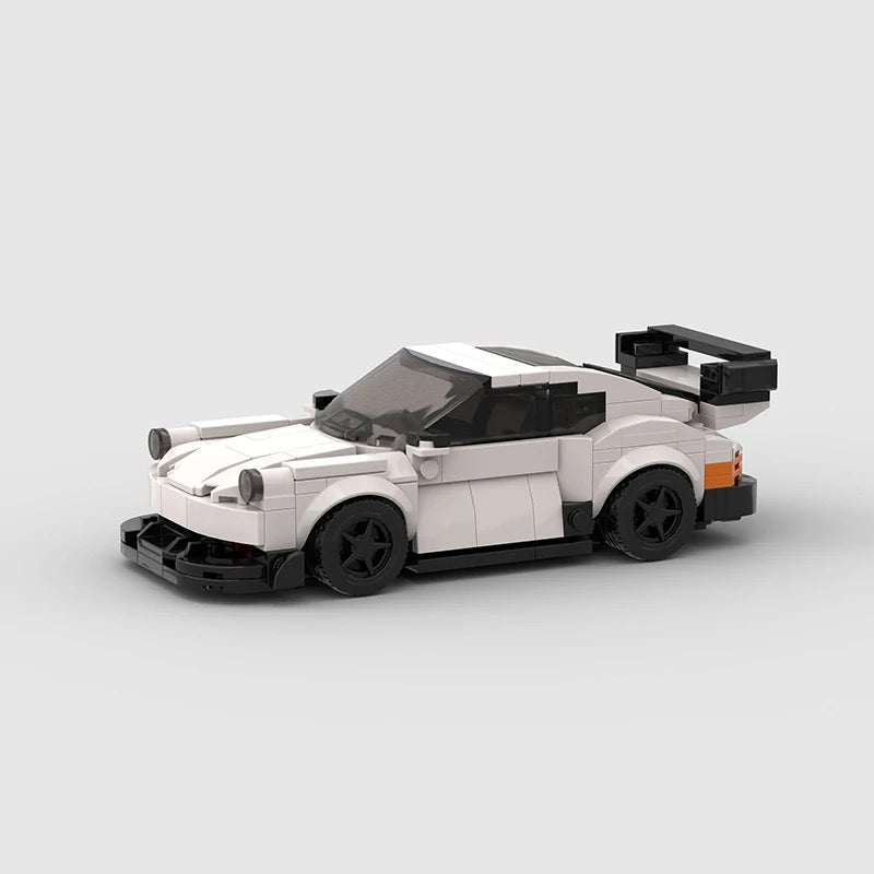 Image of Porsche 911 993 RWB widebody white - Lego Building Blocks by Targa Toys