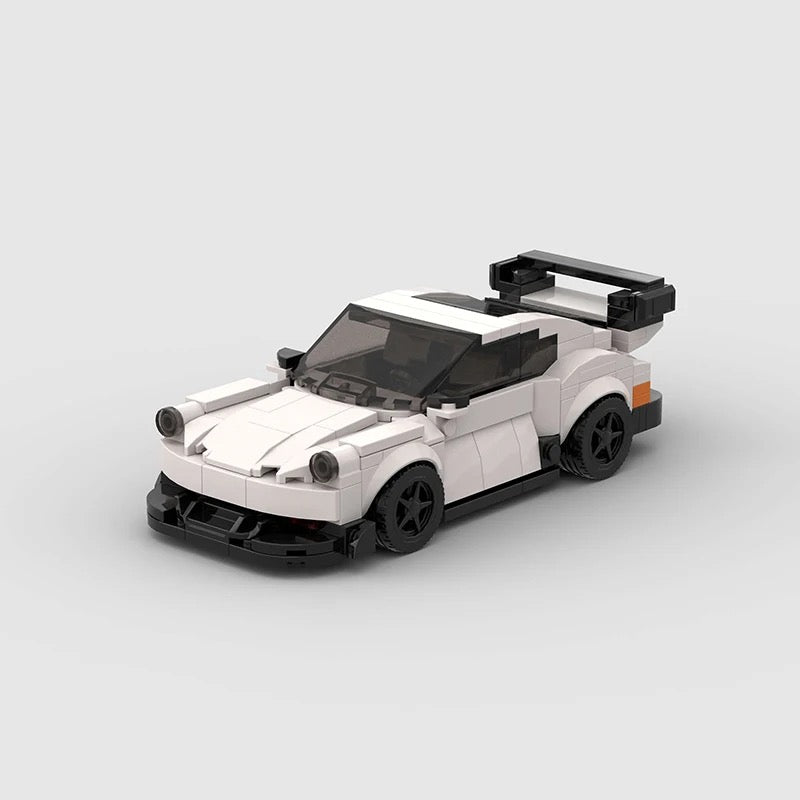 Image of Porsche 911 993 RWB widebody white - Lego Building Blocks by Targa Toys