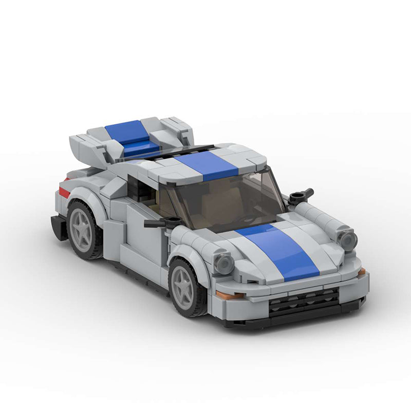 Porsche 911 Carrera RS Mirage made from lego building blocks