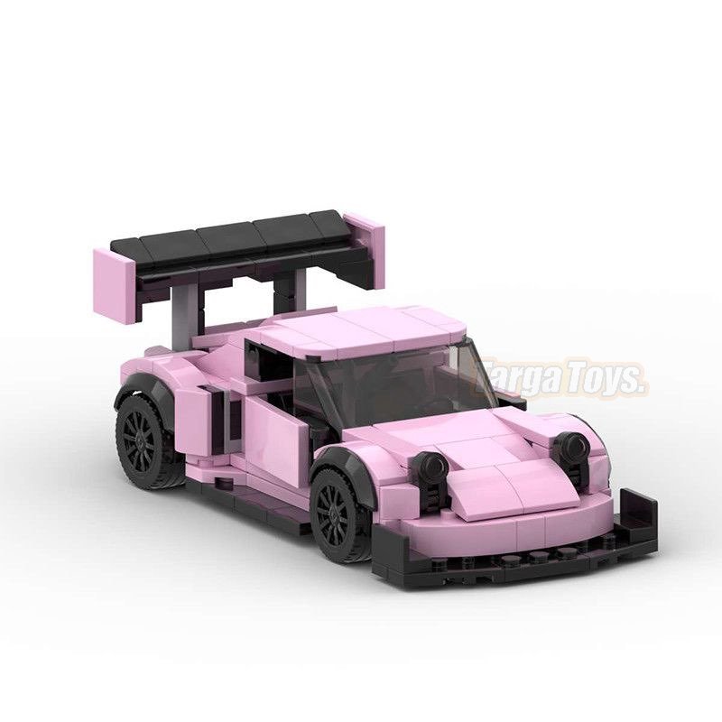 Porsche 911 Hoonipigasus Ken Block made from lego building blocks