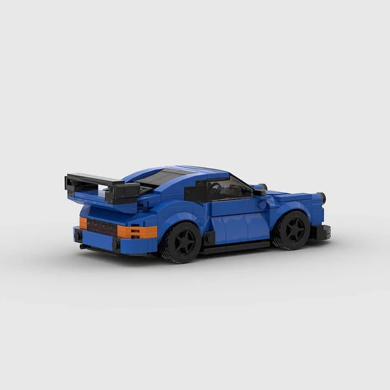 Porsche 911 RWB Widebody blue - Targa Toys - Lego building set