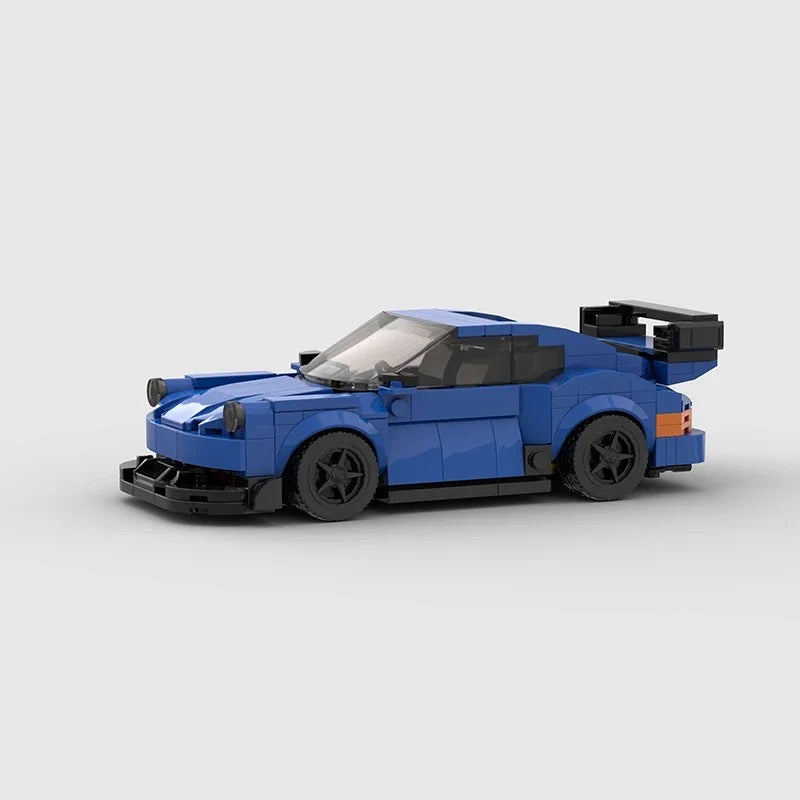 Porsche 911 RWB Widebody blue - Targa Toys - Lego building set