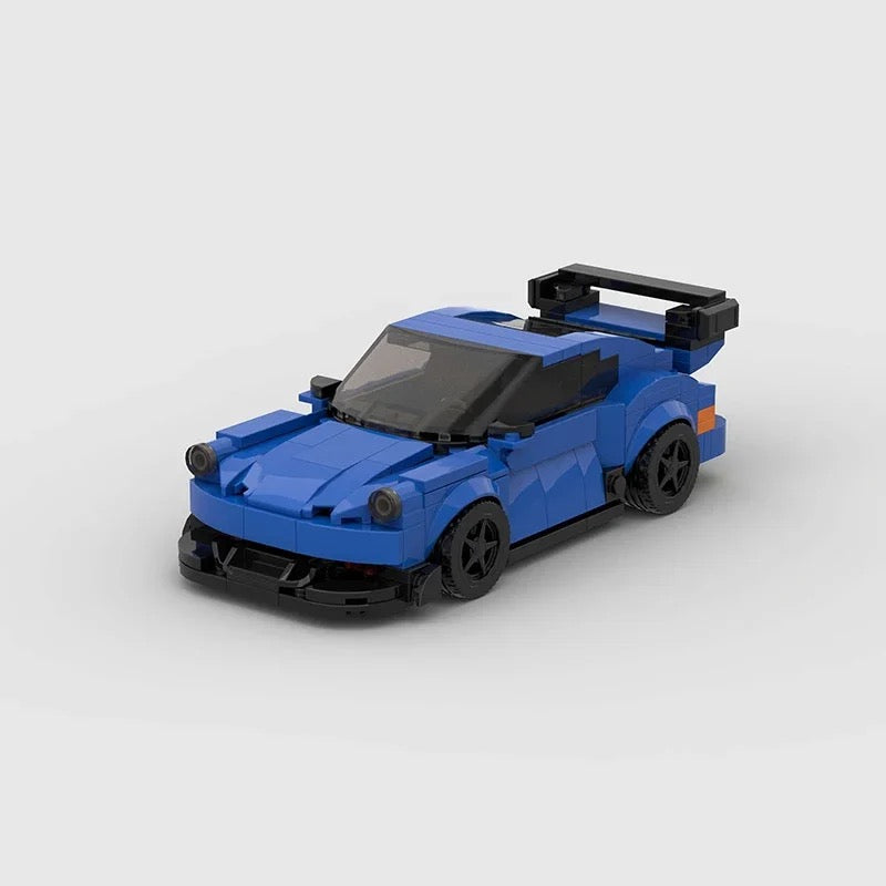 Porsche 911 RWB Widebody blue - Targa Toys - Lego building set