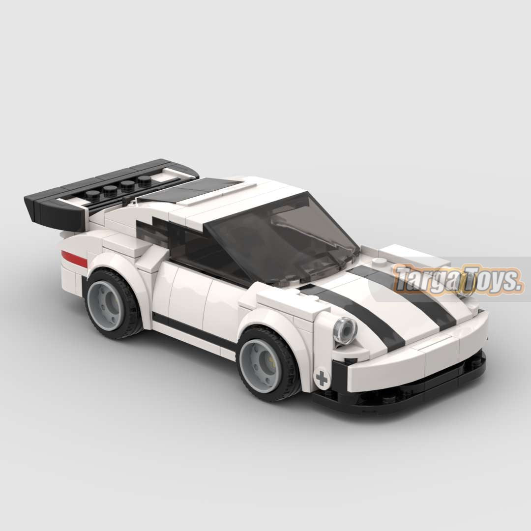 Porsche 911 Turbo made from lego building blocks