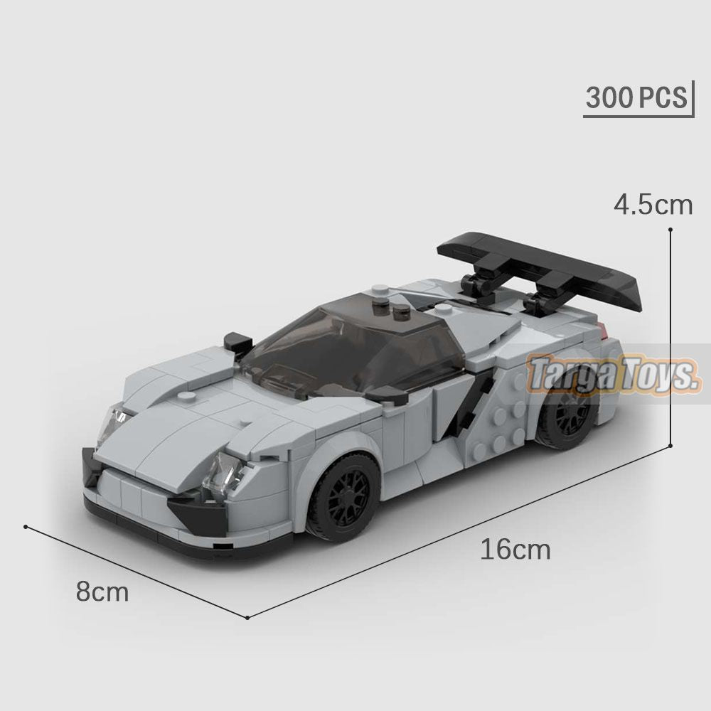 Porsche 918 Spyder 2013 made from lego building blocks