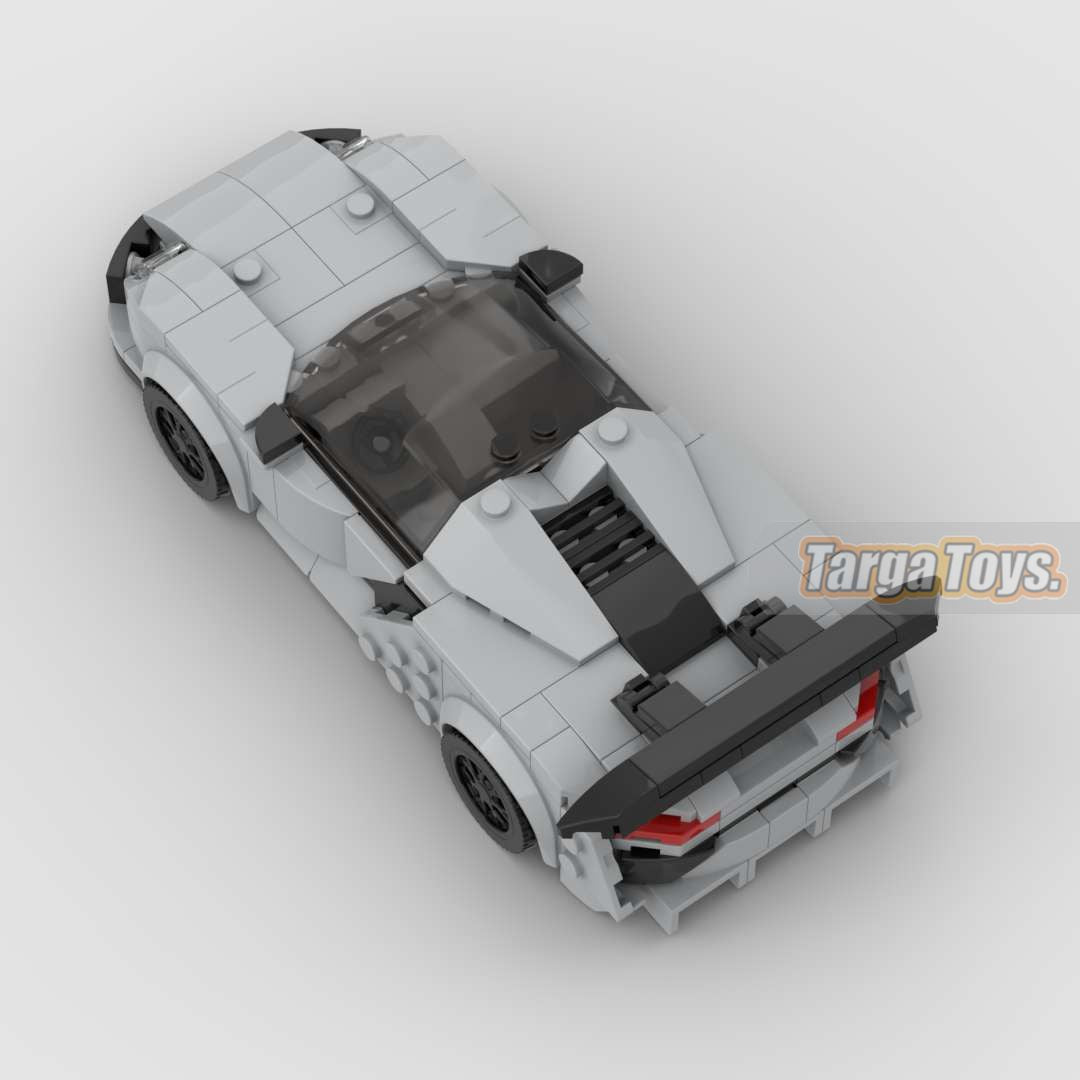 Porsche 918 Spyder 2013 made from lego building blocks