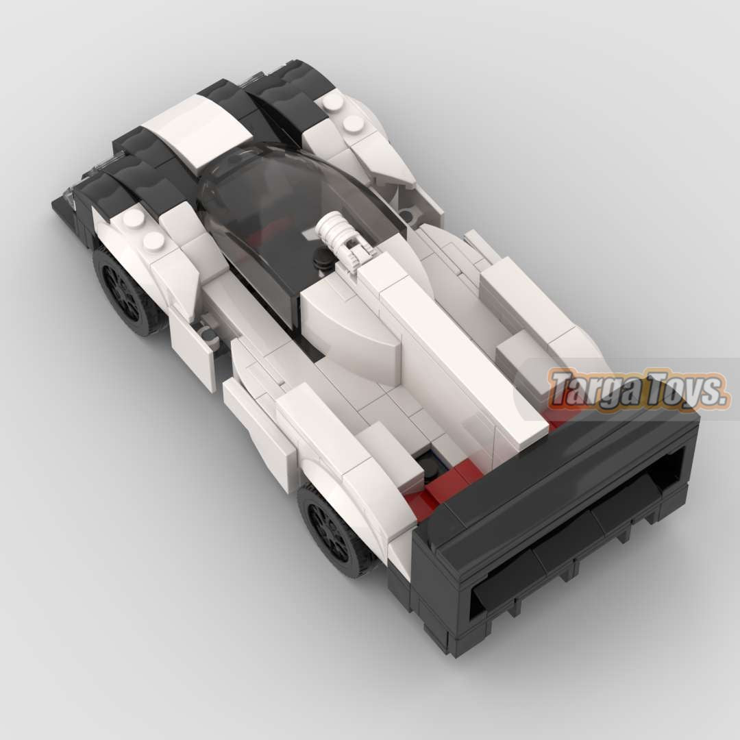 Porsche 919 Hybrid 8 Stud made from lego building blocks