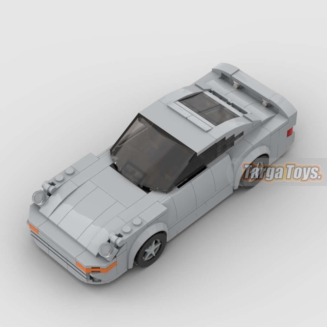 Porsche 959 made from lego building blocks