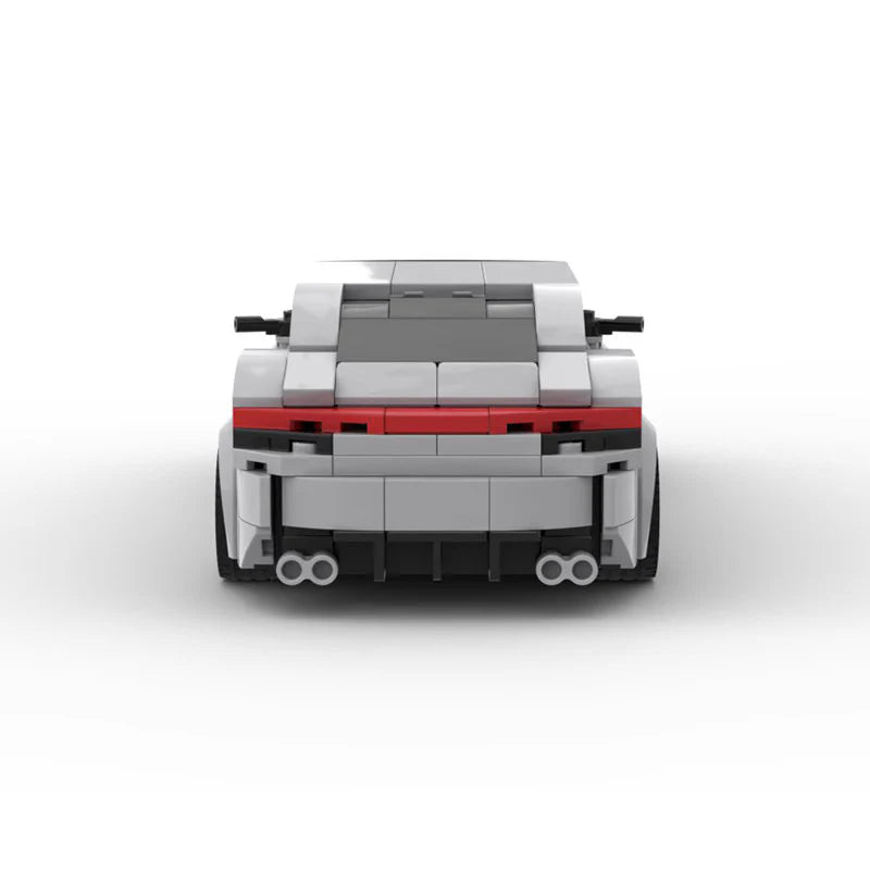 Porsche Panamera Turbo S made from lego building blocks