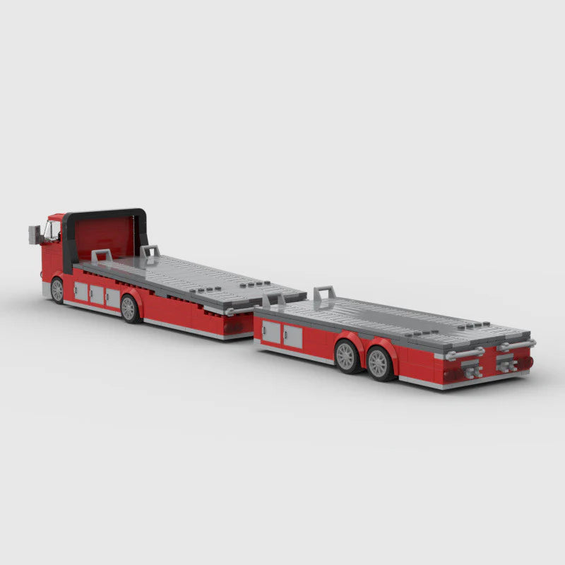 Ramp Truck made from lego building blocks