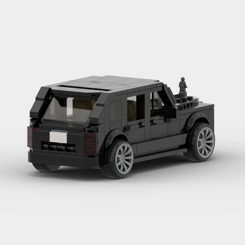 Rolls Royce Cullinan made from lego building blocks