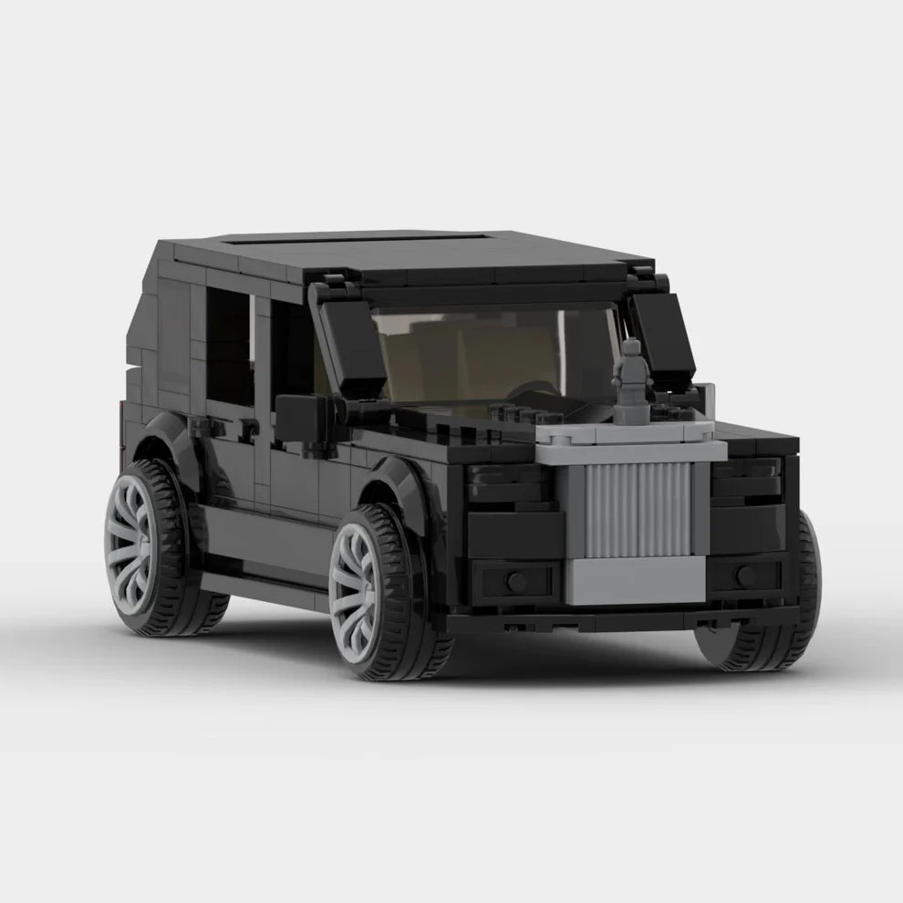 Rolls Royce Cullinan made from lego building blocks