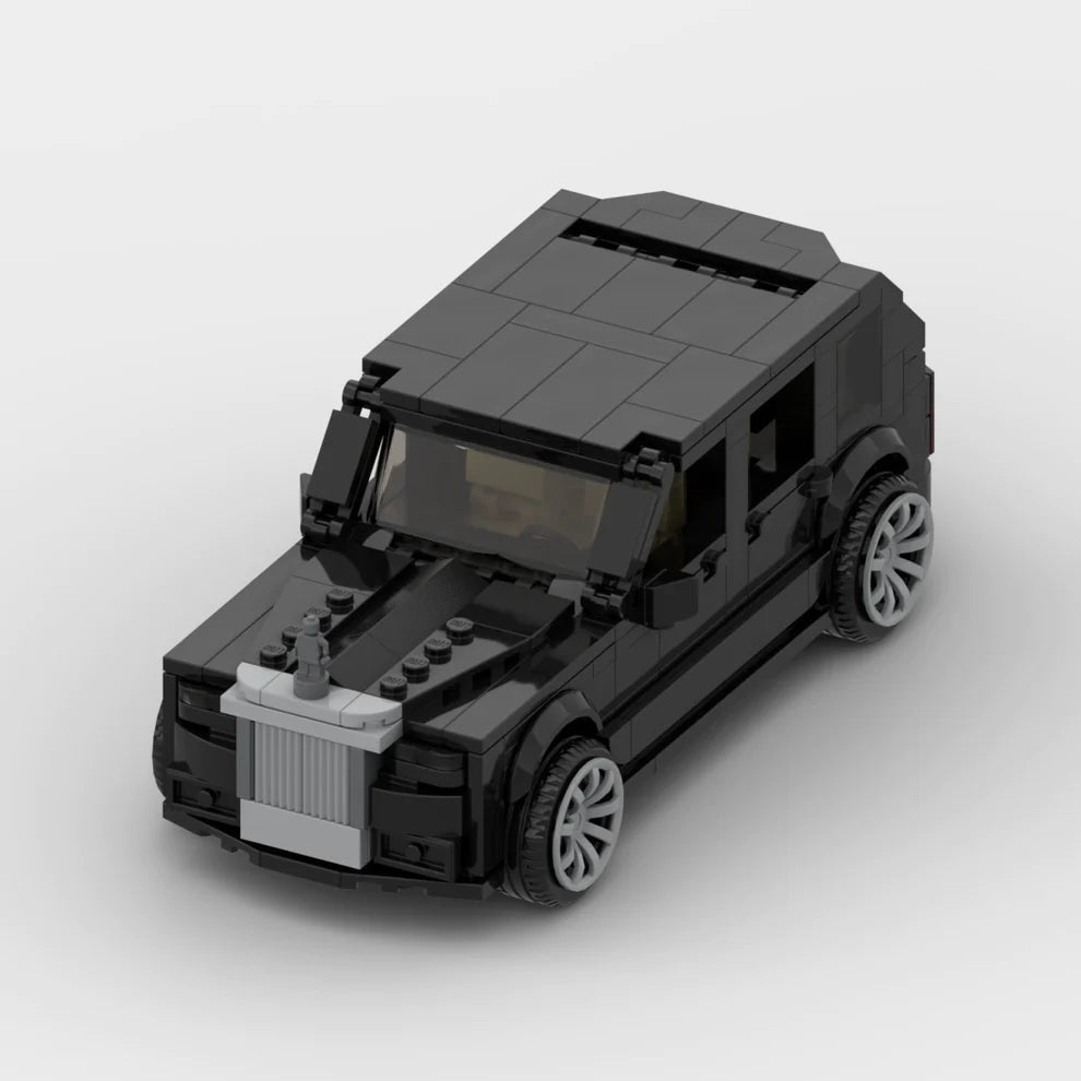 Rolls Royce Cullinan made from lego building blocks