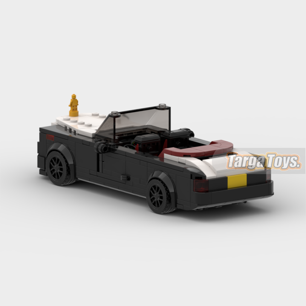 Rolls-Royce Dawn Convertible made from lego building blocks