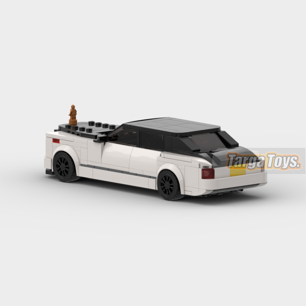 Rolls-Royce Phantom made from lego building blocks