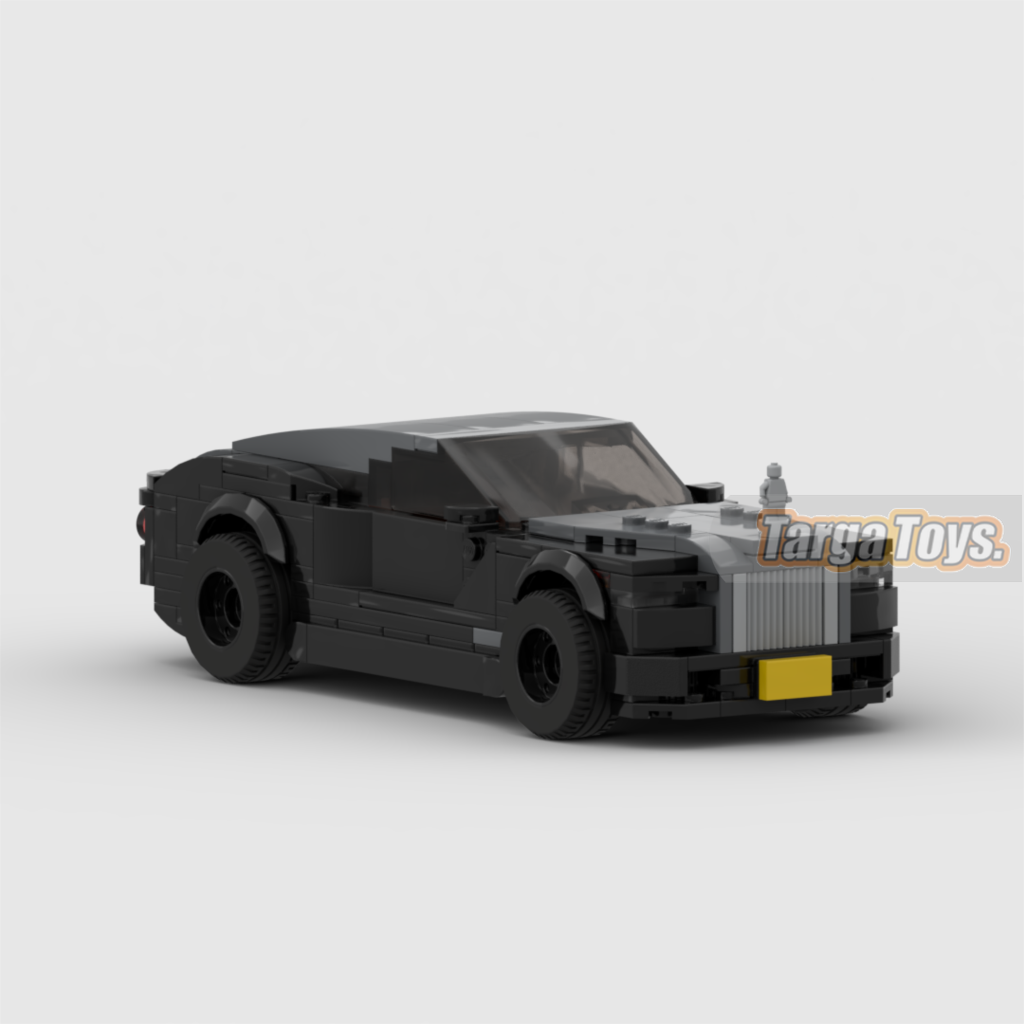 Rolls-Royce Phantom Wraith made from lego building blocks