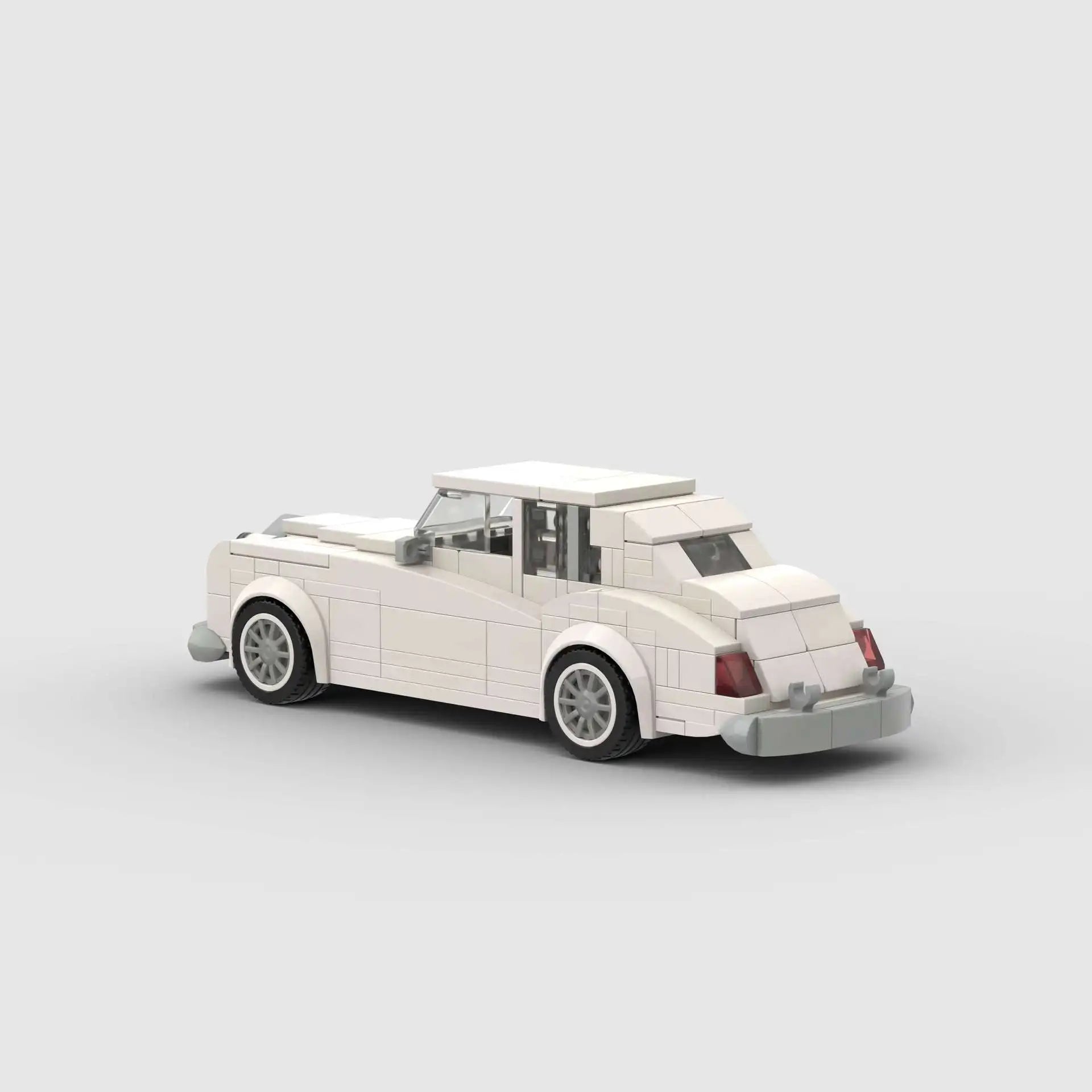 Rolls Royce Silver Cloud made from lego building blocks