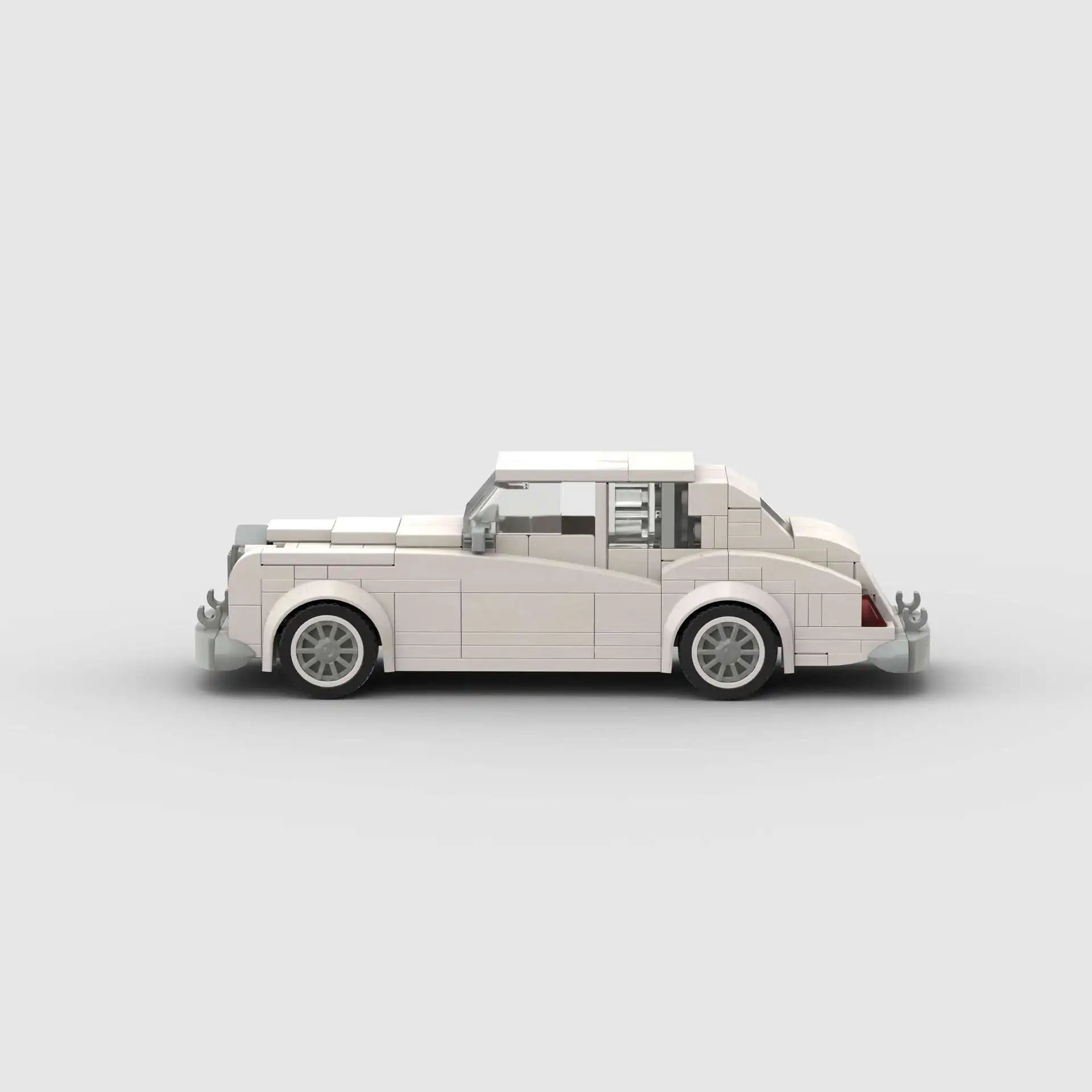 Rolls Royce Silver Cloud made from lego building blocks