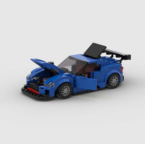 Subaru BRZ made from lego building blocks