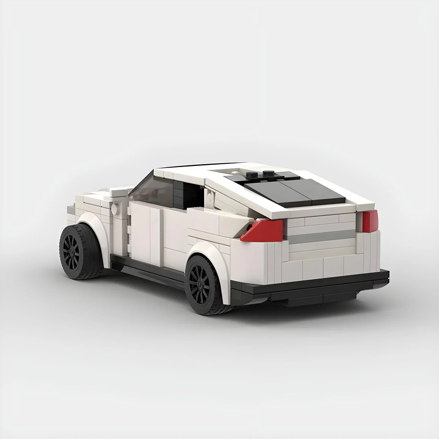 Tesla Model X made from lego building blocks