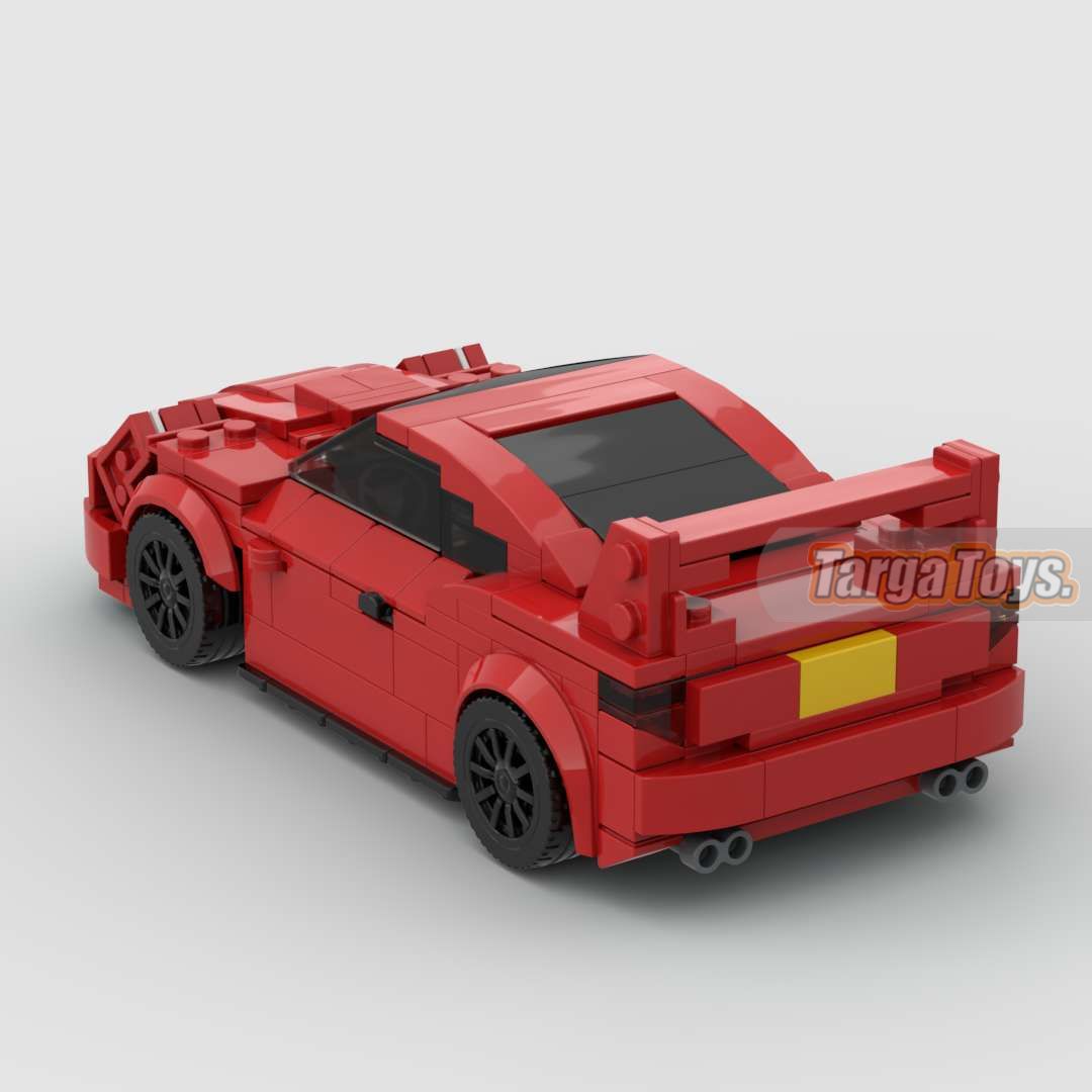 Toyota Celica made from lego building blocks