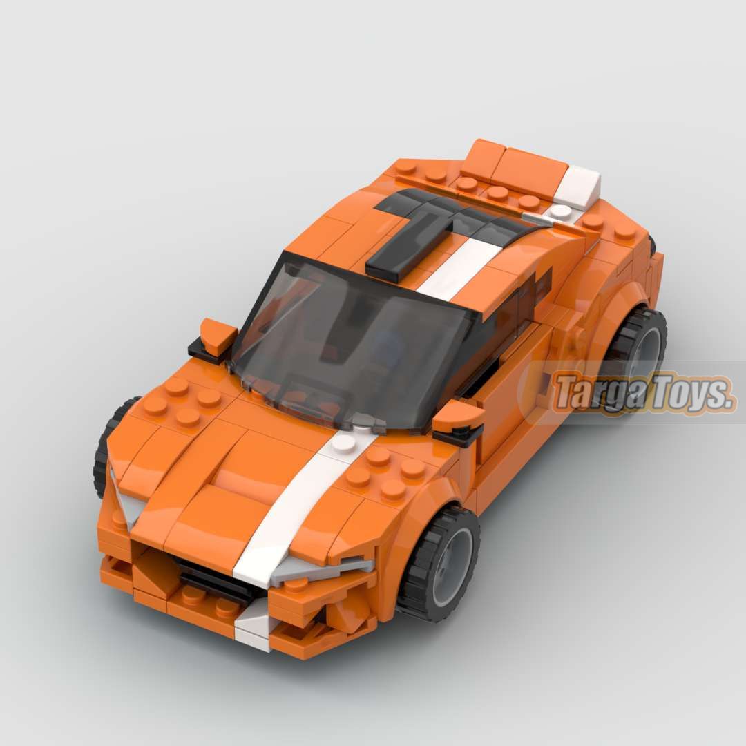 Toyota GT86 Rocket Bunny made from lego building blocks