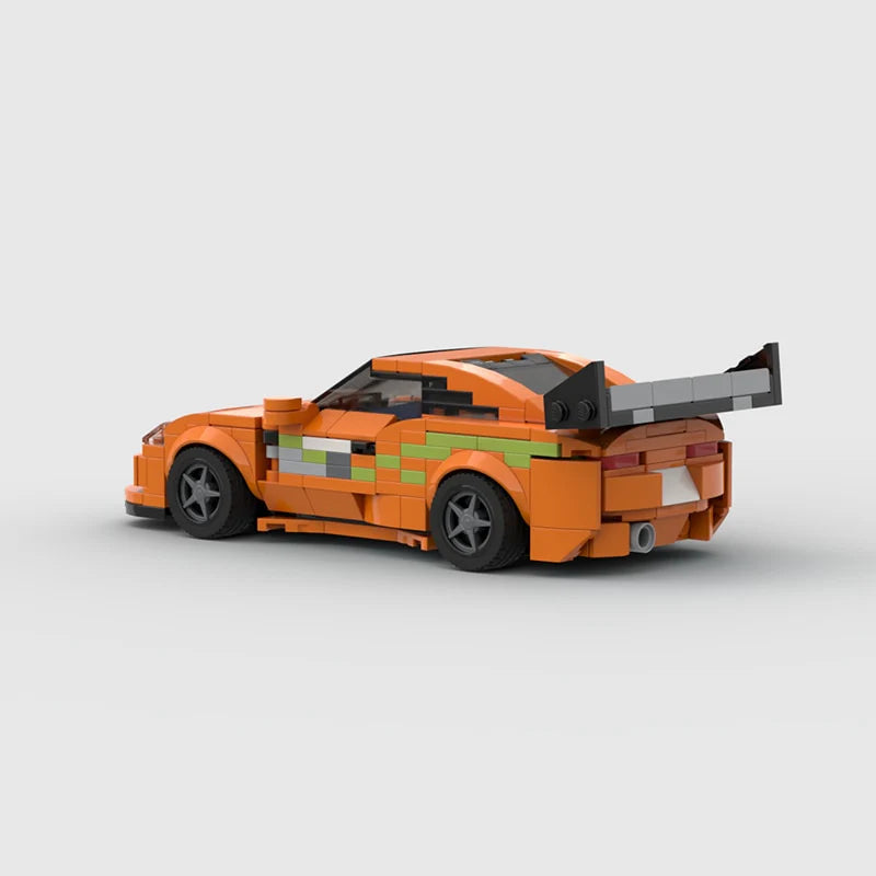 Toyota Supra Mk4 F&F Edition made from lego building blocks