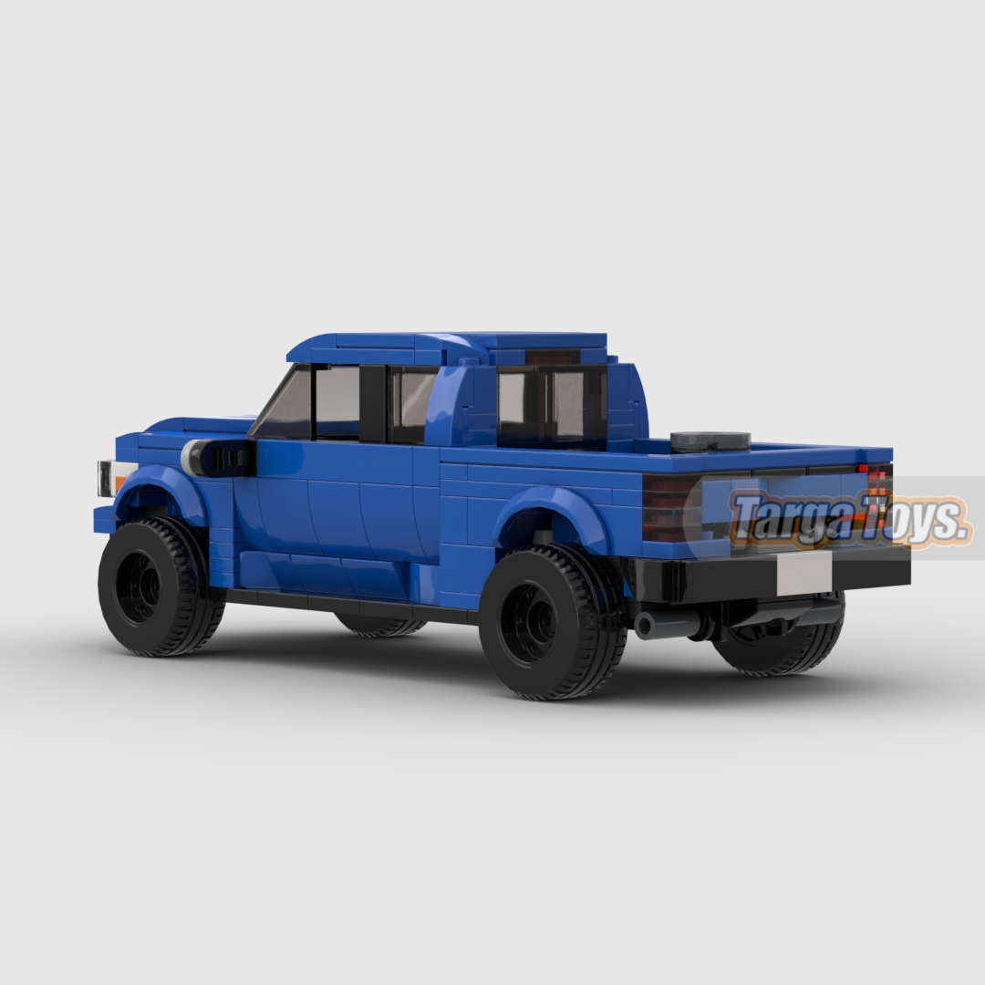 Toyota Tundra made from lego building blocks