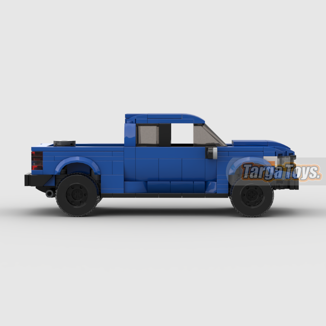 Toyota Tundra made from lego building blocks