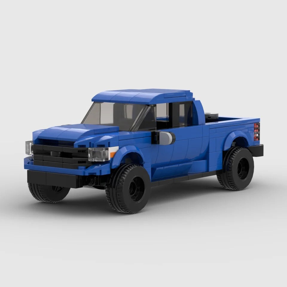 Image of Toyota Tundra - Lego Building Blocks by Targa Toys