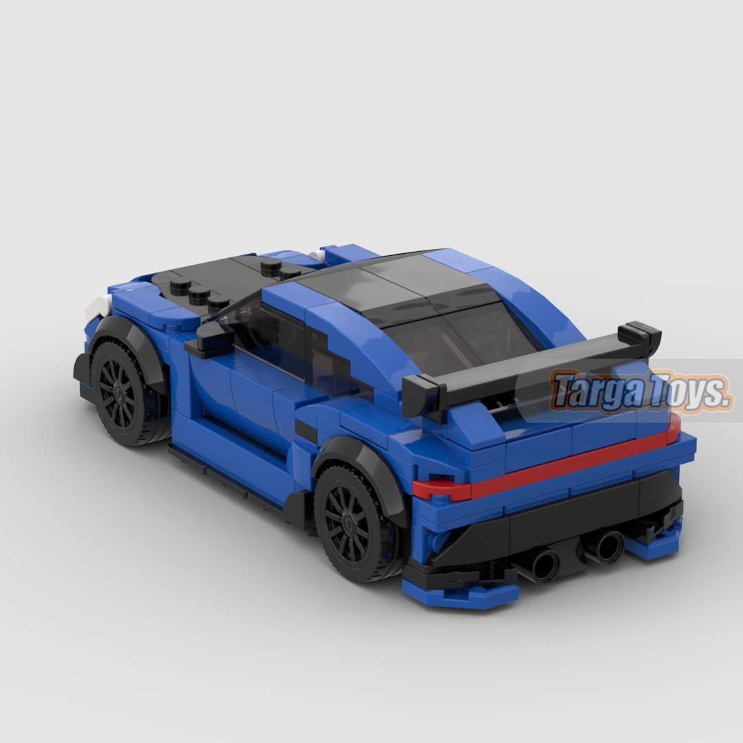 Porsche 911 992 Techart GT made from lego building blocks